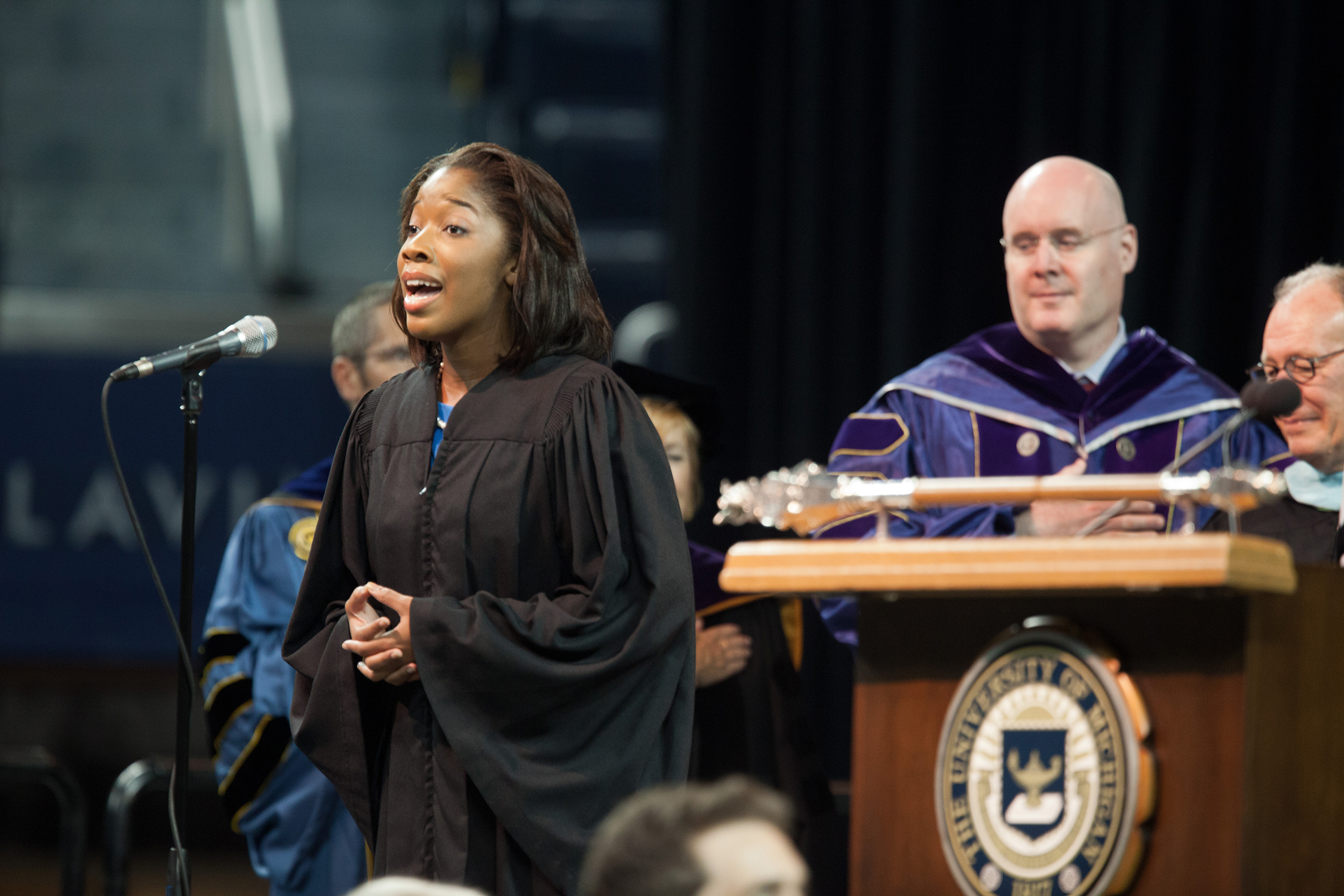 Shenika Ofor — student convocation performance